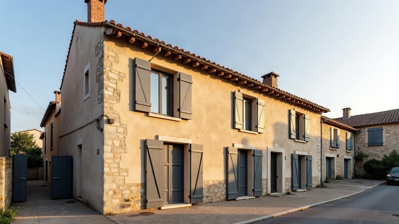 Choisir la teinte d'une façade enduite sans se tromper