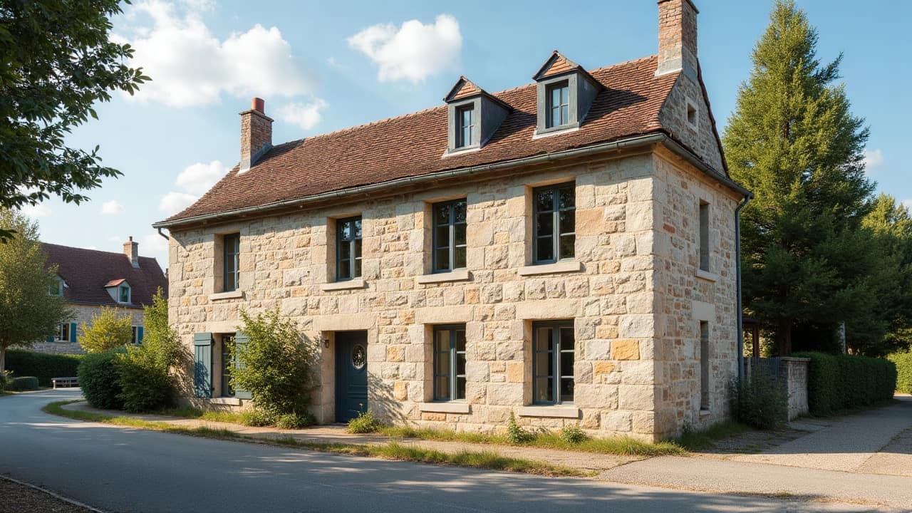 Le moellon, un appareillage plus irrégulier