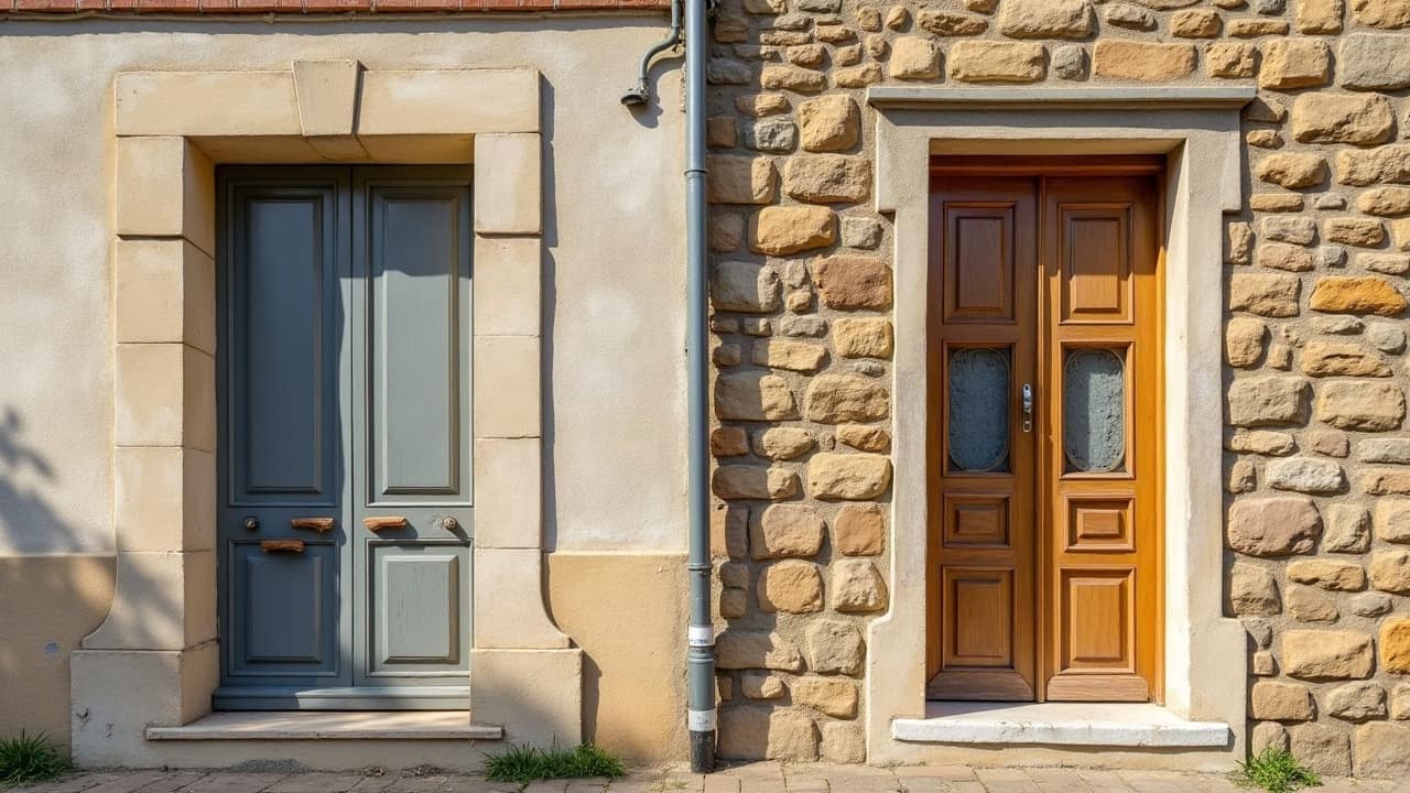 Deux bâtis, deux logiques